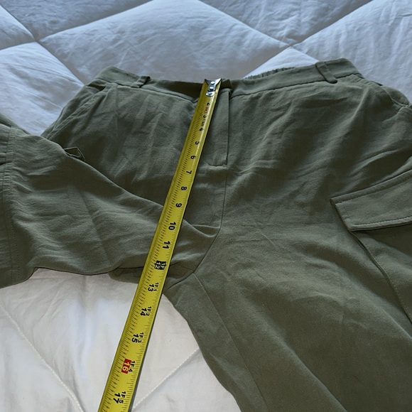 ANTHROPOLOGIE If By The Sea Olive Green Cargo Pants Size Medium. New with Tags - Picture 12 of 16